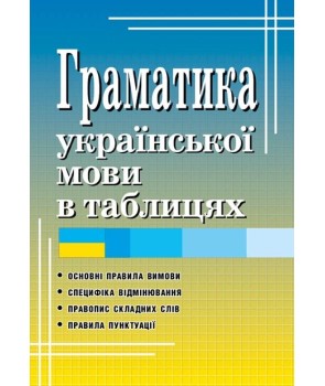 Граматика української мови в таблицях