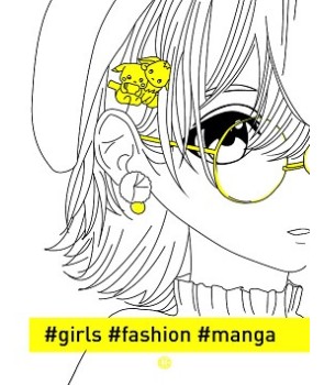 Фешн-розмальовка #girls#fashion#manga